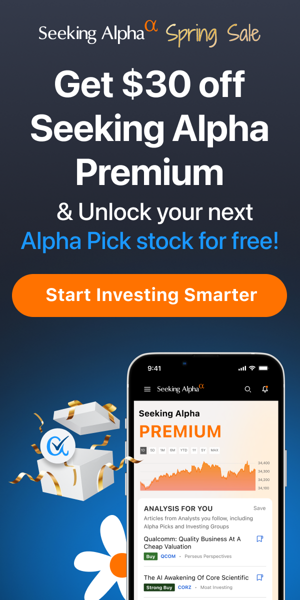 Seeking Alpha Premium Spring Sale